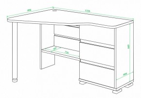 Стол письменный Домино СР-322С в Талице - talica.mebel24.online | фото 2