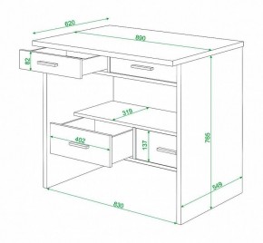 Стол письменный Живой дизайн СК-12 в Талице - talica.mebel24.online | фото 2