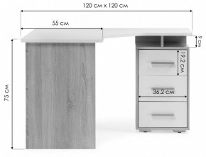 Стол письменный Лайт 2 в Талице - talica.mebel24.online | фото 7