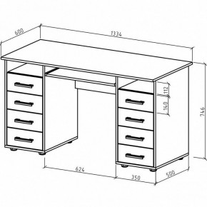 Стол письменный Остин в Талице - talica.mebel24.online | фото 3