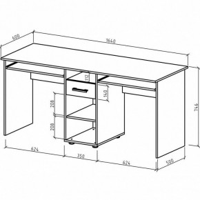 Стол письменный Остин в Талице - talica.mebel24.online | фото 3