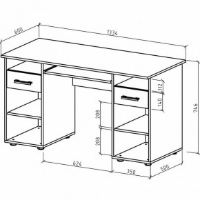 Стол письменный Остин в Талице - talica.mebel24.online | фото 3