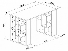 Стол письменный СПм-15 в Талице - talica.mebel24.online | фото 3