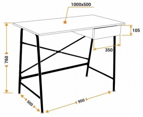 Стол письменный WD-12 в Талице - talica.mebel24.online | фото 10