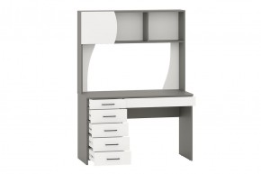 Стол рабочий СИГМА (графит/белый) в Талице - talica.mebel24.online | фото 2