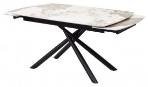 Стол RIVOLI 140 GLOSS LUXURY PANDORA SOLID CERAMIC / BLACK, ®DISAUR в Талице - talica.mebel24.online | фото 5
