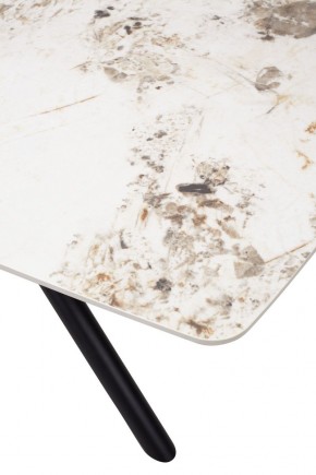 Стол RIVOLI 140 GLOSS LUXURY PANDORA SOLID CERAMIC / BLACK, ®DISAUR в Талице - talica.mebel24.online | фото 8