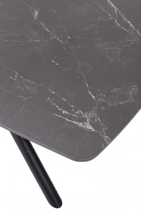 Стол RIVOLI 140 MATT BLACK MARBLE SOLID CERAMIC / BLACK, ®DISAUR в Талице - talica.mebel24.online | фото 10