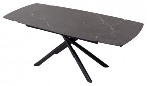 Стол RIVOLI 140 MATT BLACK MARBLE SOLID CERAMIC / BLACK, ®DISAUR в Талице - talica.mebel24.online | фото 3