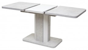 Стол STORK 120 Белый бетон/ Белый М-City в Талице - talica.mebel24.online | фото 3