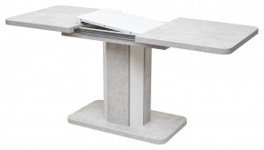 Стол STORK 120 Белый бетон/ Белый М-City в Талице - talica.mebel24.online | фото 4
