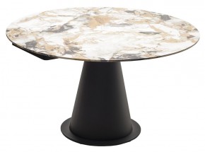 Стол TERAMO 135 GLOSS GRAND JADE SOLID CERAMIC, керамика, поворотн.механизм / Черный каркас, ®DISAUR в Талице - talica.mebel24.online | фото 15