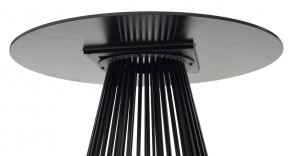 Стол TERNI 120 MATT BLACK MARBLE SOLID CERAMIC Черный мрамор матовый, керамика /Черн.каркас, ®DISAUR в Талице - talica.mebel24.online | фото 6
