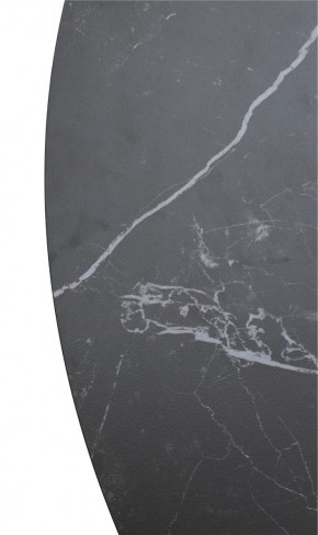 Стол TERNI 120 MATT BLACK MARBLE SOLID CERAMIC Черный мрамор матовый, керамика /Черн.каркас, ®DISAUR в Талице - talica.mebel24.online | фото 9