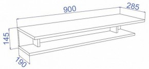 Стол туалетный Cross КП1 в Талице - talica.mebel24.online | фото 2