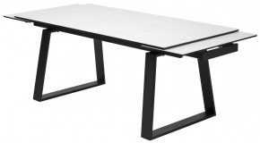 Стол VASTO 180 MARBLES KL-99 Белый мрамор матовый, итальянская керамика/ черный каркас, ®DISAUR в Талице - talica.mebel24.online | фото 6
