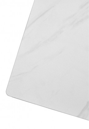 Стол VASTO 180 MARBLES KL-99 Белый мрамор матовый, итальянская керамика/ черный каркас, ®DISAUR в Талице - talica.mebel24.online | фото 7
