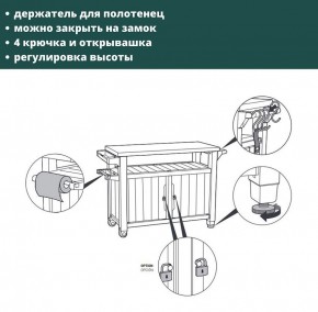 Столик для барбекю 207 Л (Unity XL 207L) в Талице - talica.mebel24.online | фото 9