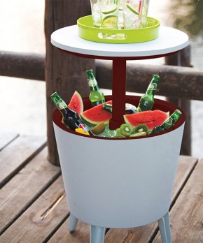 Столик-холодильник COOL BAR крем-шоколад в Талице - talica.mebel24.online | фото 2