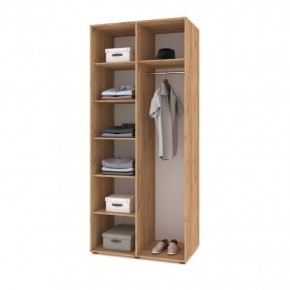 СТОУН С22 Шкаф 2-х створчатый (золотой дуб/графит) в Талице - talica.mebel24.online | фото 3
