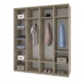 СТОУН С41 Шкаф 4-х створчатый (дуб золотой/графит) в Талице - talica.mebel24.online | фото 3