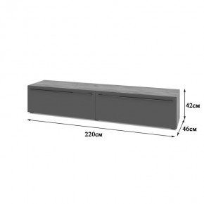 СТОУН С72 Тумба ТВ (золотой дуб/графит) в Талице - talica.mebel24.online | фото 2