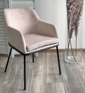 Стул АЛИСТЕР, цвет RAIN 2 какао велюр / черный каркас М-City в Талице - talica.mebel24.online | фото 3