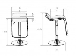 Стул барный DOBRIN CRACK, чёрный в Талице - talica.mebel24.online | фото 6