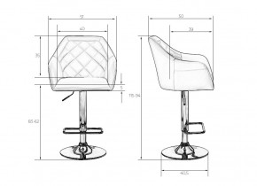 Стул барный DOBRIN VICTOR, чёрный в Талице - talica.mebel24.online | фото 6