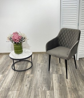 Стул BRANDY-X ГРАФИТ #14, велюр / черный каркас М-City в Талице - talica.mebel24.online | фото 3