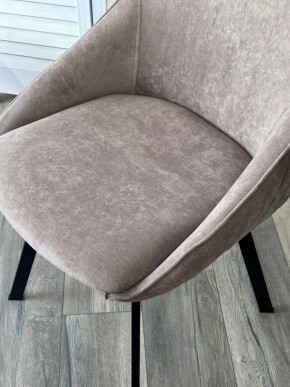 Стул CASA, 360 град. поворот. B5 Капучино, велюр / черный каркас,М-City в Талице - talica.mebel24.online | фото 3
