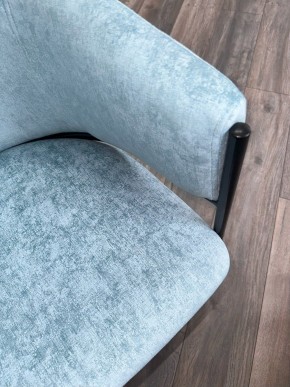 Стул ДИЛЛ, цвет RAIN 7 бриз, велюр / черный каркас М-City в Талице - talica.mebel24.online | фото 7