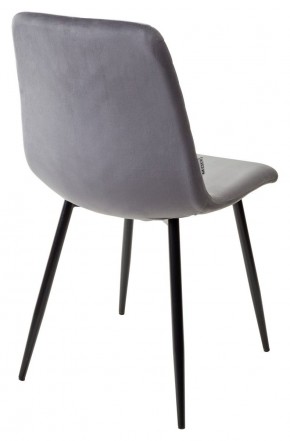 Стул DUKE BLUVEL-14 GREY, велюр / черный каркас М-City в Талице - talica.mebel24.online | фото 3