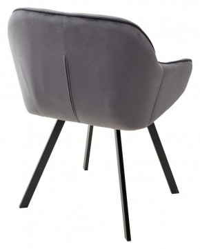 Стул GALE 360 град. поворот. BLUVEL-14 GREY, велюр/ черный каркас, М-City в Талице - talica.mebel24.online | фото 3