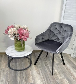 Стул GALE 360 град. поворот. BLUVEL-14 GREY, велюр/ черный каркас, М-City в Талице - talica.mebel24.online | фото 8