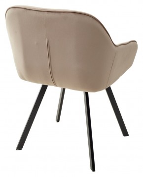 Стул GALE 360 град. поворот. BLUVEL-40 BEIGE, велюр/ черный каркас, М-City в Талице - talica.mebel24.online | фото 4