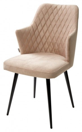 Стул HERMAN 360 град. БЕЖЕВЫЙ #5, велюр / черный каркас М-City в Талице - talica.mebel24.online | фото