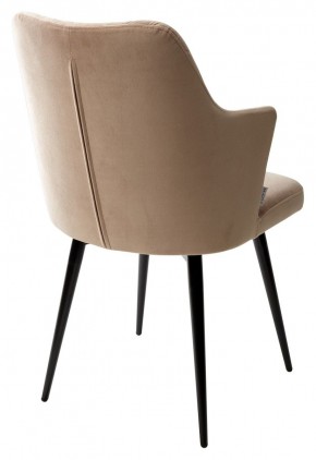 Стул HERMAN 360 град. БЕЖЕВЫЙ #5, велюр / черный каркас М-City в Талице - talica.mebel24.online | фото 4