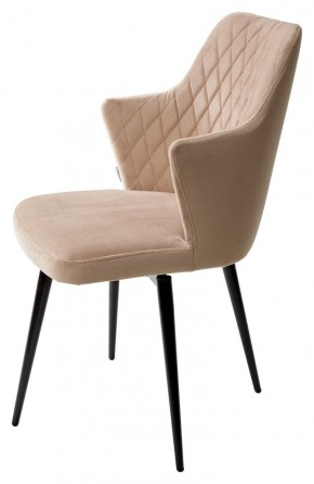 Стул HERMAN 360 град. БЕЖЕВЫЙ #5, велюр / черный каркас М-City в Талице - talica.mebel24.online | фото 6