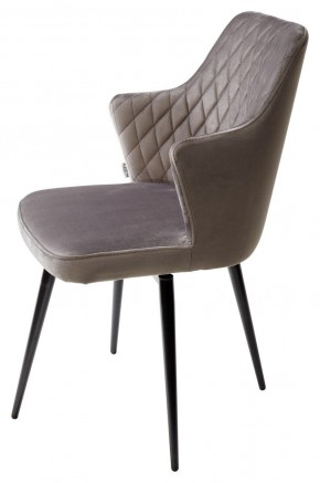 Стул HERMAN 360 град. ГРАФИТ #14, велюр / черный каркас М-City в Талице - talica.mebel24.online | фото 4