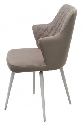 Стул HERMAN 360 град. ЛАТТЕ #25, велюр / белый каркас М-City в Талице - talica.mebel24.online | фото 6
