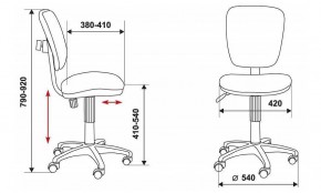 Стул компьютерный Бюрократ CH-204NX/26-28 черный в Талице - talica.mebel24.online | фото