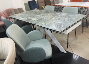 Стул NIKKI VF113 светлая мята / VF115 серо-зеленый М-City в Талице - talica.mebel24.online | фото 3