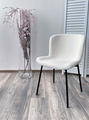 Стул RIYA UF992-01 Белый, teddy / черный каркас М-City в Талице - talica.mebel24.online | фото 3