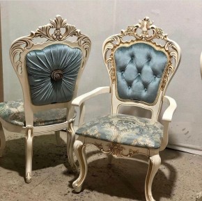 Стул Роза с каретной стяжкой и подлокотниками в Талице - talica.mebel24.online | фото