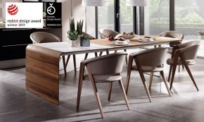 Стул SPIRIT1 / S1 SAGP38 / Nuss geolt UG / Leder LM stone в Талице - talica.mebel24.online | фото