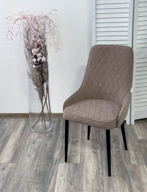 Стул ТУРИН, цвет B5 Капучино, велюр / черный каркас М-City в Талице - talica.mebel24.online | фото 3