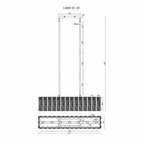 Светильник на штанге iLamp Panorama L4688-91 CR в Талице - talica.mebel24.online | фото 2