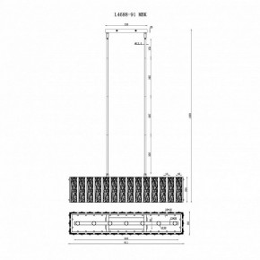 Светильник на штанге iLamp Panorama L4688-91 MBK в Талице - talica.mebel24.online | фото 2