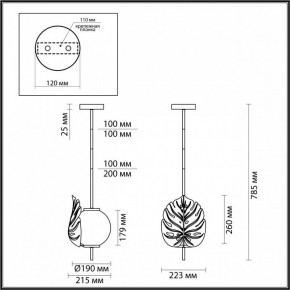 Светильник на штанге Odeon Light Jungle 4865/1 в Талице - talica.mebel24.online | фото 3